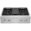 KitchenAid Table De Cuisson Encastrée à Gaz, 4 Brûleurs, 30po, Inox