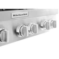 KitchenAid Table De Cuisson Encastrée à Gaz, 6 Brûleurs, 36po, Inox -Appareils Électroménagers 30006408c L