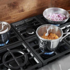 KitchenAid Table De Cuisson Encastrée à Gaz, 6 Brûleurs, 36po, Inox -Appareils Électroménagers 30006408e L