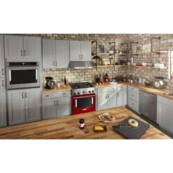 Cuisinière Biénergie KitchenAid, Autoportante, 36 Po L., Rouge Passion 5 Cuisinière Biénergie KitchenAid, Autoportante, 36 Po L., Rouge Passion -Appareils Électroménagers 30006416b L