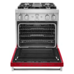 Cuisinière Biénergie KitchenAid, Autoportante, 36 Po L., Rouge Passion 6 Cuisinière Biénergie KitchenAid, Autoportante, 36 Po L., Rouge Passion -Appareils Électroménagers 30006416c L