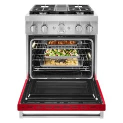 Cuisinière Biénergie KitchenAid, Autoportante, 36 Po L., Rouge Passion 7 Cuisinière Biénergie KitchenAid, Autoportante, 36 Po L., Rouge Passion -Appareils Électroménagers 30006416d L