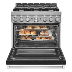 KitchenAid Cuisinière à Gaz KichenAid, Biénergie, 6 Brûleurs, Commande Vocale 7 KitchenAid Cuisinière à Gaz KichenAid, Biénergie, 6 Brûleurs, Commande Vocale -Appareils Électroménagers 30006437c L