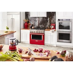 Cuisinière Mixte KitchenAid, 36 Po L., 6 Brûleurs, Rouge Passion -Appareils Électroménagers 30006443d L
