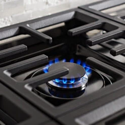 Cuisinière à Gaz KitchenAid, 6 Brûleurs, Biénergie, Commande Vocale -Appareils Électroménagers 30006480c L