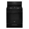 Cuisinière à Gaz Whirlpool(MC), 4 Brûleurs, 5,0 Pi³, 30po, Noir