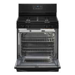 Cuisinière à Gaz Whirlpool(MC), 4 Brûleurs, 5,0 Pi³, 30po, Noir -Appareils Électroménagers 30006518e L