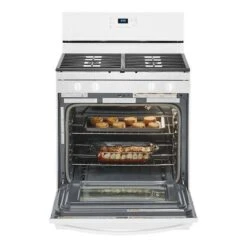 Cuisinière à Gaz Whirlpool(MC), 4 Brûleurs, 5,0 Pi³, 30po, Blanc -Appareils Électroménagers 30006521c L