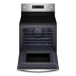 Cuisinière électrique Autonettoyante 5 En 1 Whirlpool En Vitrocéramique, Friture à Air, 5,3, Inox Résistant Empreintes 8 Cuisinière électrique Autonettoyante 5 En 1 Whirlpool En Vitrocéramique, Friture à Air, 5,3, Inox Résistant Empreintes -Appareils Électroménagers 30006691d L