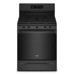 Cuisinière à Gaz Autoportante 5-en-1 De 5,0 Pi³ Noire Whirlpool