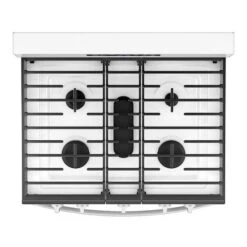 Whirlpool Cuisinière à Gaz Autoportante 5-en-1 Blanche Whirpool, 5 Pi³, Friture à L'air 6 Whirlpool Cuisinière à Gaz Autoportante 5-en-1 Blanche Whirpool, 5 Pi³, Friture à L'air -Appareils Électroménagers 30006716b L