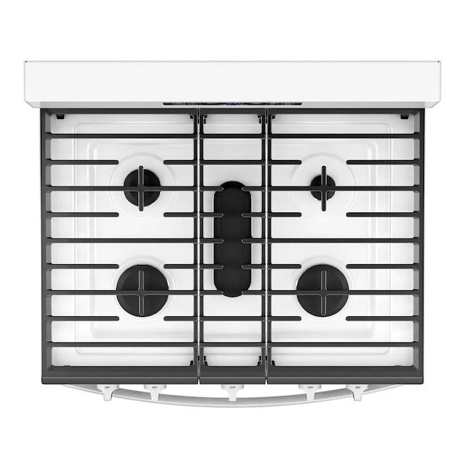 Whirlpool Cuisinière à Gaz Autoportante 5-en-1 Blanche Whirpool, 5 Pi³, Friture à L'air 2 Whirlpool Cuisinière à Gaz Autoportante 5-en-1 Blanche Whirpool, 5 Pi³, Friture à L'air – Image 2