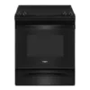 Cuisinière électrique Autoportante 30 Po Whirlpool, Noir, Cuisson D'aliments Congelés