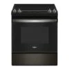 Cuisinière électrique Autoportante 4,8 Pi³ Whirlpool, Noire, Fonction Frozen Bake
