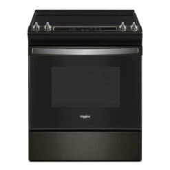 Cuisinière électrique Autoportante 4,8 Pi³ Whirlpool, Noire, Fonction Frozen Bake
