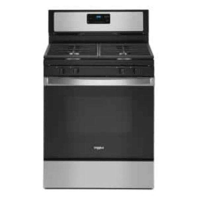 Cuisinière à Gaz Autoportante Whirlpool, Fini Noir, 5 Pi³ 1 Cuisinière à Gaz Autoportante Whirlpool, Fini Noir, 5 Pi³