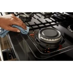 Cuisinière à Gaz Autoportante Whirlpool, Fini Noir, 5 Pi³ 7 Cuisinière à Gaz Autoportante Whirlpool, Fini Noir, 5 Pi³ -Appareils Électroménagers 30006816c L