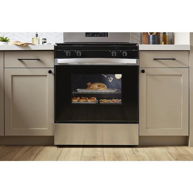 Cuisinière à Gaz Autoportante Whirlpool, Fini Noir, 5 Pi³ 5 Cuisinière à Gaz Autoportante Whirlpool, Fini Noir, 5 Pi³ – Image 5