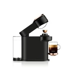 DeLonghi Machine à Café Et Expresso Nespresso Vertuo Next Premium Par De'Longhi, Noir Et Or Rose -Appareils Électroménagers 30105005c L