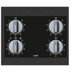 Surface De Cuisson électrique Bosch, 4 éléments, 30 Po, Vitrocéramique, Noire/acier Inoxydable -Appareils Électroménagers 30855175c L