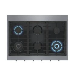 Surface De Cuisson à Gaz Bosch, 18 000 BTU, 6 Brûleurs, 36 Po, Acier Inoxydable 9 Surface De Cuisson à Gaz Bosch, 18 000 BTU, 6 Brûleurs, 36 Po, Acier Inoxydable -Appareils Électroménagers 30855260e L