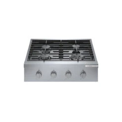 Surface De Cuisson à Gaz Bosch, 18 000 BTU, 4 Brûleurs, 30 Po, Acier Inoxydable