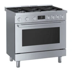 Cuisinière Au Gaz Autoportante Bosch, Série 800, 6 Brûleurs, 36 Po, Acier Inoxydable -Appareils Électroménagers 30855274e L