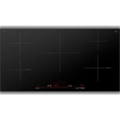 Surface De Cuisson à Induction De 36 Po Série 800 De Bosch, 5 élements, Noir/acier Inoxydable