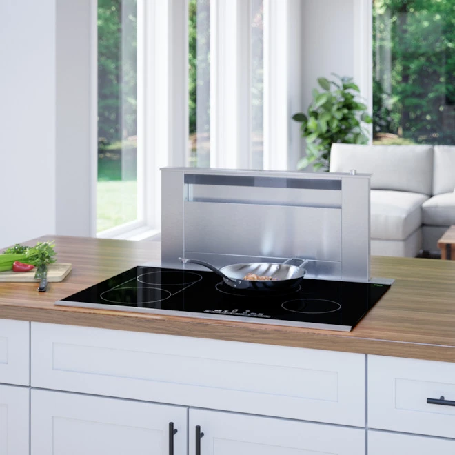 Surface De Cuisson électrique De 30 Po Série 800 De Bosch, 4 élements, Noir/acier Inoxydable 4 Surface De Cuisson électrique De 30 Po Série 800 De Bosch, 4 élements, Noir/acier Inoxydable – Image 4