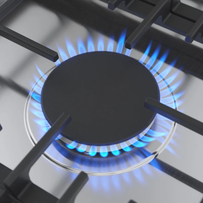 Surface De Cuisson Au Gaz De 30 Po Série 500 De Bosch, 5 Brûleurs, Acier Inoxydable 4 Surface De Cuisson Au Gaz De 30 Po Série 500 De Bosch, 5 Brûleurs, Acier Inoxydable – Image 4