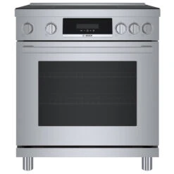 Cuisinière à Induction Bosch Autoportante 30 Po Acier Inoxydable