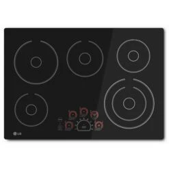Surface De Cuisson à 5 éléments LG Avec Commandes SmoothTouch, 30 Po, Noire