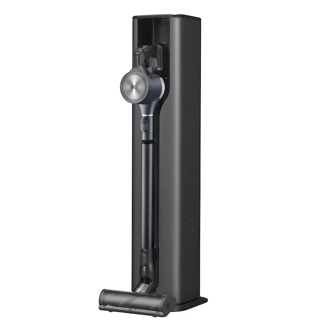 Aspirateur-balai Sans Fil Tout-en-un à Vidange Automatique CordZero Par LG, Gris Fer 1 Aspirateur-balai Sans Fil Tout-en-un à Vidange Automatique CordZero Par LG, Gris Fer