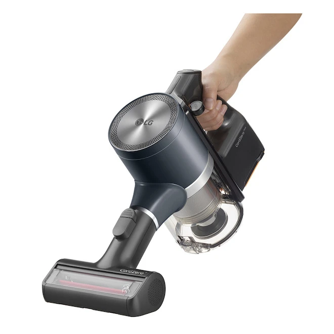 Aspirateur-balai Sans Fil Tout-en-un à Vidange Automatique CordZero Par LG, Gris Fer 2 Aspirateur-balai Sans Fil Tout-en-un à Vidange Automatique CordZero Par LG, Gris Fer – Image 2