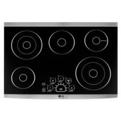 Surface De Cuisson LG Studio à 5 éléments En Acier Inoxydable, Surface Lisse (30,84 Po)