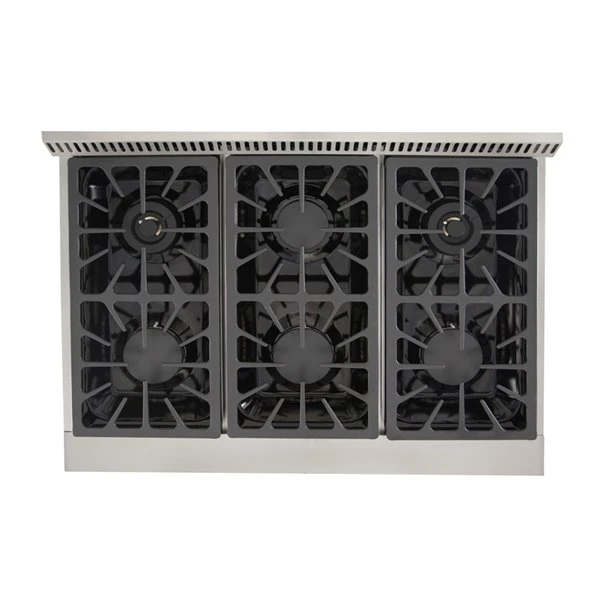 Cuisinière Avec Brûleurs Scellés KUCHT, Gaz Propane, 36 Po, Boutons Argentés Classiques 5 Cuisinière Avec Brûleurs Scellés KUCHT, Gaz Propane, 36 Po, Boutons Argentés Classiques – Image 5