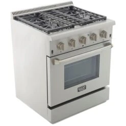 Cuisinière Bi-combustible à 4 Bruleurs Professional KUCHT Pour Gas Propane, 30 Po, Acier Inoxydable -Appareils Électroménagers 330722563 AlternateImage3 l