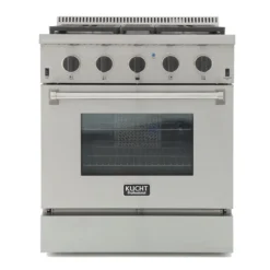 Cuisinière Professionnelle Au Gaz Naturel KUCHT De 30 Po Avec Four à Convection, Boutons Noir Smoking, 4 Brûleurs -Appareils Électroménagers 330722585 AlternateImage4 l