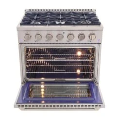 Cuisinière Au Gaz Naturel KUCHT Avec Four à Convection En Acier Inoxydable, 36 Po -Appareils Électroménagers 330739878 AlternateImage2 l