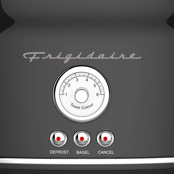 Grille-pain Rétro à 2 Tranches De Frigidaire, Noir 4 Grille-pain Rétro à 2 Tranches De Frigidaire, Noir – Image 4