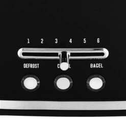 Grille-pain à 2 Tranches Rétro De Kalorik, 1000 W, Noir -Appareils Électroménagers 330843144 AlternateImage4 l