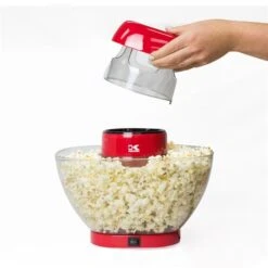 Machine à Maïs Soufflé De Kalorik, 12 Tasses, Rouge