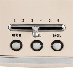 Grille-pain à 2 Tranches Rétro De Kalorik, 1000 W, Crème -Appareils Électroménagers 330843155 AlternateImage4 l