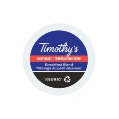 Keurig® Ensemble De 96 Capsules De Café K-Cup Par Keurig De Mélange Du Petit Déjeuner De Timothy's