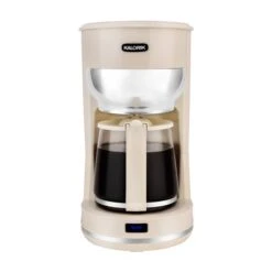Cafetière Rétro De Kalorik, 10 Tasses, Crème
