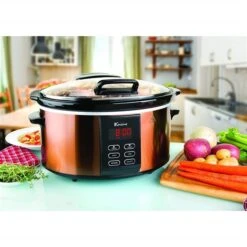 Mijoteuse Ovale Programmable De 6 L Au Fini Cuivré Euro Cuisine -Appareils Électroménagers 330879708 AlternateImage3 l