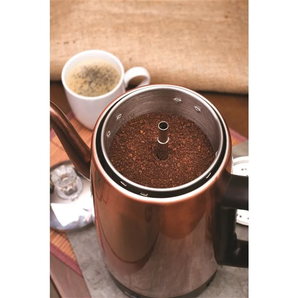 Percolateur 8 Tasses Au Fini Cuivré Euro Cuisine Pour Usage Commercial Et Résidentiel 5 Percolateur 8 Tasses Au Fini Cuivré Euro Cuisine Pour Usage Commercial Et Résidentiel – Image 5