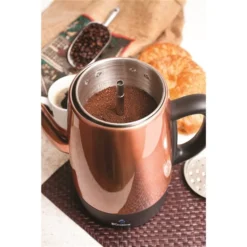 Percolateur 4 Tasses Au Fini Cuivré Euro Cuisine Pour Usage Commercial Et Résidentiel 8 Percolateur 4 Tasses Au Fini Cuivré Euro Cuisine Pour Usage Commercial Et Résidentiel -Appareils Électroménagers 330879725 AlternateImage3 l