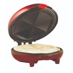 Machine à Quesadilla Antiadhésive Brentwood, 8 po L X 8 po L, Rouge