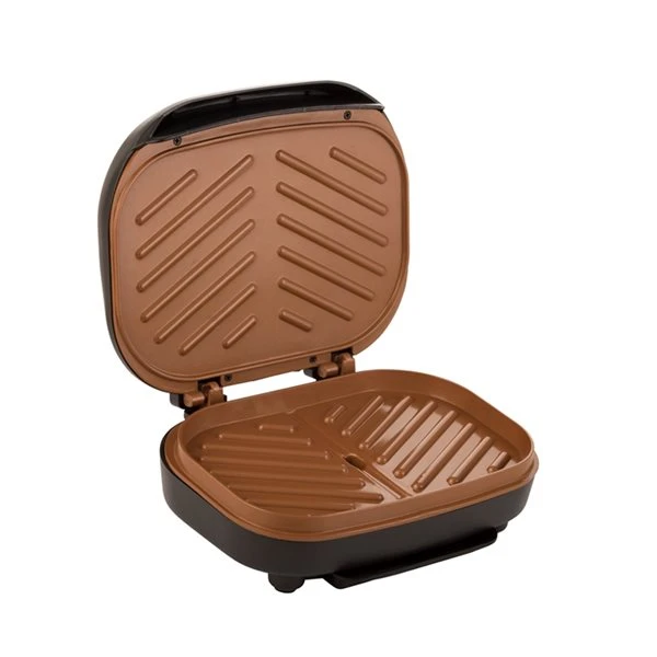 Gril électrique D'intérieur Et Presse-panini Brentwood Antiadhésif De 750 W, 9 po L X 8 po L, Noir 1 Gril électrique D'intérieur Et Presse-panini Brentwood Antiadhésif De 750 W, 9 po L X 8 po L, Noir